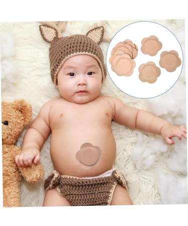 Belly Patch 100Pcs Castor Oil Belly Button Patch Self Adhesive Button Organic Cotton Essential Oil Wraps for Exercise Reading Travel Work - Buy Online on GoSupps.com