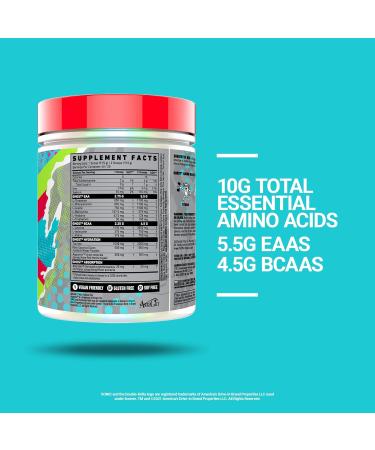 GHOST Amino: Vegan Essential Amino Acid Supplement - Sonic Cherry Limeade 40 Servings 4.5g BCAA & 5.5g EAA - Hydration & Recovery - Soy & Gluten-Free - Buy Online on GoSupps.com
