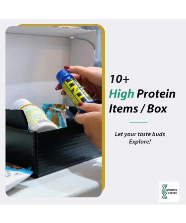 Protein Bundle: High-Protein Snacks Box - Perfect Hampers for Gym - Goers and Fitness Enthusiasts - Includes Protein Bars Shakes and Handpicked Snack Selection - Buy Online on GoSupps.com