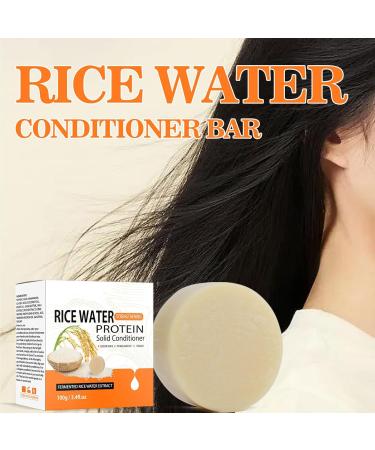 Barre de Shampooing l'eau de Riz Solide pour la Croissance et le Renforcement des Cheveux - Buy Online on GoSupps.com