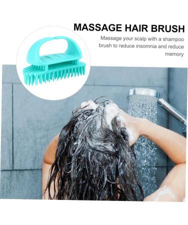 Magiclulu Silicone Shampoo Brush Set for Scalp Massage - 6 PCS | Ideal for Women & Men Body Scrubber & Head Massager - Buy Online on GoSupps.com