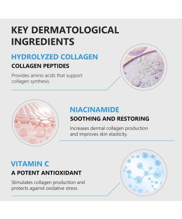 Oeneis Hydro-Collagen Boost Gel Conductive Gel with Hydrolyzed Collagen Niacinamide & Hyaluronic Acid for Microcurrent & Radio Frequency Facial Treatments Fragrance-Free Paraben-Free 7.05 oz - Buy Online on GoSupps.com