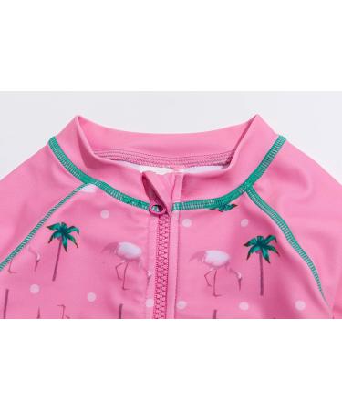 Bonverano Baby Girls Swimsuit | UPF 50+ Sun Protection | Pink Coco | 9-12 Months - Buy Online on GoSupps.com