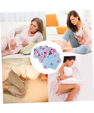 Healeved 7pcs Women's Reusable Period Pads Set with Storage Bag - Washable Cloth Panty Liners for Menstrual Hygiene - Buy Online on GoSupps.com