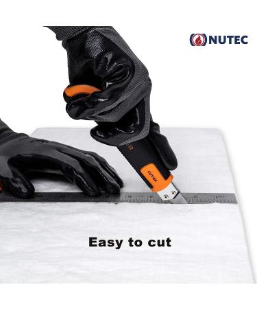 Nutec MaxWool Ceramic Fiber Blanket 1x12x24 - 2400F High Temp, Lightweight & Durable - 8# Density - Buy Online on GoSupps.com