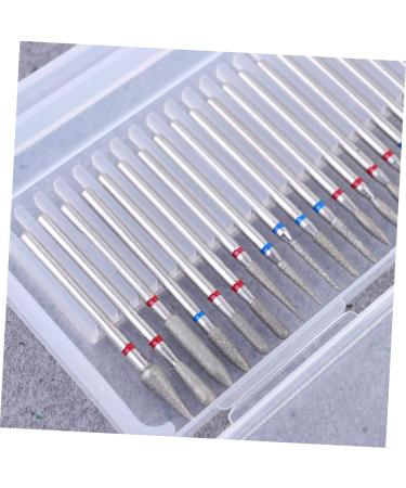 Housoutil 1 Box Nail Grinding Head Polisher Cylinder Drills Abacus Decor Manicure Head Drill Bits Lemon Cocktail Straws Diamond Drill Bit Care Tool - Buy Online on GoSupps.com