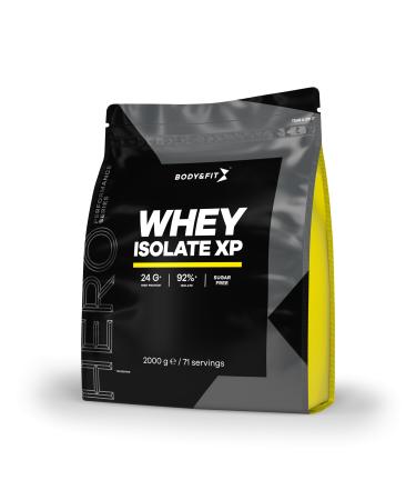 Body Fit Body&Fit Whey Isolate XP Highquality Protein shake for muscle growth and recovery Banana 2000 grams