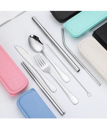 Portable Cutlery Set Cutlery Sets 7 Piece Reusable Perfect for Everyday Dishwasher Safe Easy Clean Kitchenware (Size : Beige) - Buy Online on GoSupps.com