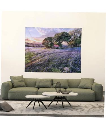 Zerodeko 3pcs Lavender Tapestry Flower Wall Decor Wedding Banner Flower Banner Natural Scenery Hanging Tapestry Decor for Home Backdrop Printing Purple Wall Tapestry Polyester (polyester) 200x150cmx3pcs Purple 2x3pcs - Buy Online on GoSupps.com