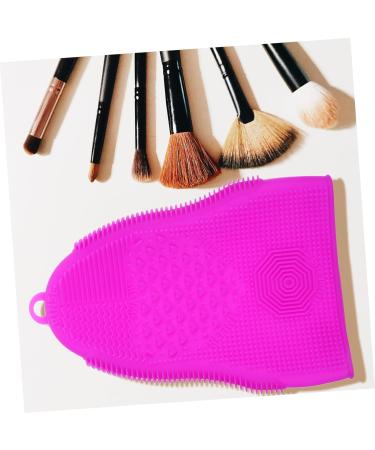 Buy MAGICLULU Makeup Brush Cleaning Pad - Silicone Facial Scrubber & Cleansing Mat - Soft Purple Makeup Cleaner for Oil & Dirt Removal - Buy Online on GoSupps.com
