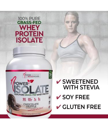 Power Nutrition Protein Powder for Women - Chocolate Truffle 100% Grass-Fed Whey Isolate 20g Protein Low Carb 32 Servings - International Shipping Available - Buy Online on GoSupps.com