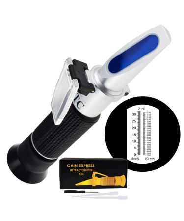 Refractometer beer Wort Refractometer dual scale - SG 1 000 1.120 and BRIX 0 32 % for beer wort SG with ATC function 0 - 32 % BRIX 1 000 - 1 120 word SG