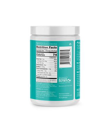 Mission Nutrition Keto Coffee Creamer - Low Carb, Zero Net Sugar, Ketogenic, Gluten-Free - 30 Servings (Vanilla) Sweetened with Stevia - Buy Online on GoSupps.com