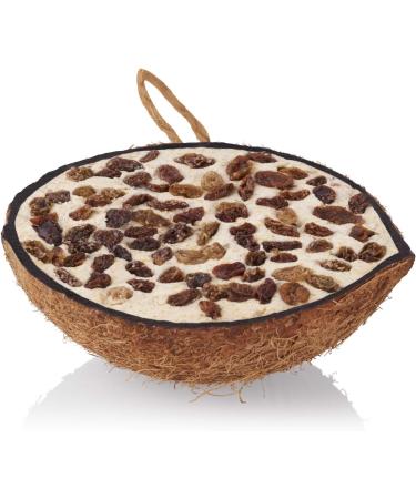 10 Filled Half Coconuts - Year-Round Wild Bird Food in 5 Varieties | International Shipping Available - Buy Online on GoSupps.com