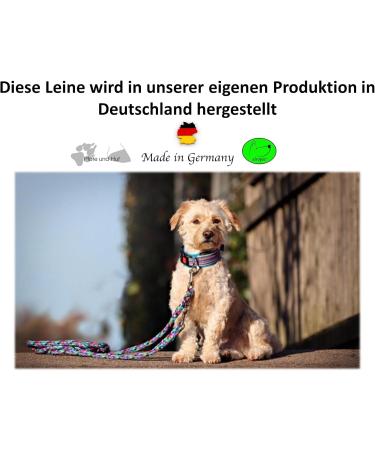 Dogeline Double Line Exercise Leash for Medium Dogs - 2.80m Stable Design in 39 Colors | Perfect for Dogs up to 45kg - Buy Online on GoSupps.com