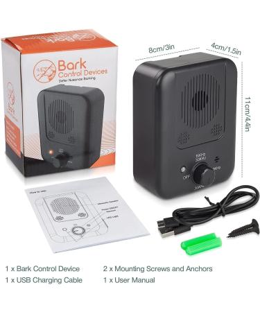 Dog Barking Control Device 3 Mode Automatic Anti Barking Device for Dogs 33Ft Reachageable Anti Barking Device for Stop Large Small Dogs Barking Device Indoor Outdoor Dog Bark Stopper - Buy Online on GoSupps.com
