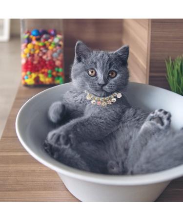Hacraho Adjustable Pet Pearl Necklace - Rhinestone Cat & Dog Decor | International Shipping Available - Buy Online on GoSupps.com