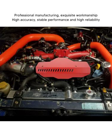 Car Pulley Cover for Subaru Impreza WRX - High Accuracy Aluminium Alloy Replacement (Red) | Premium Car Accessories - Buy Online on GoSupps.com