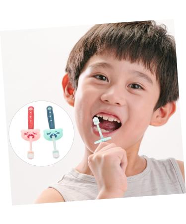 Gatuida 8 Pcs Baby Toothbrush Set with Clean Pebbles & 1 Straw Cup - Perfect Child Mouthpiece for Oral Care - Buy Online on GoSupps.com
