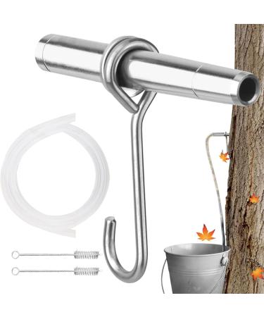 Maple Syrup Tapping Kit Maple Syrup Taps Stainless Steel Maple Syrup Taps Weatherproof Tree Taps for Syrup Easy to Use Maple Syrup Supplies for Outdoor Style 1 Silver - Buy Online on GoSupps.com