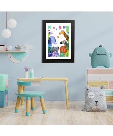Sank Kids Art Frame: Front Opening Changeable Picture Display for DIN A4 Art Storage - Black 1 Pack - Buy Online on GoSupps.com