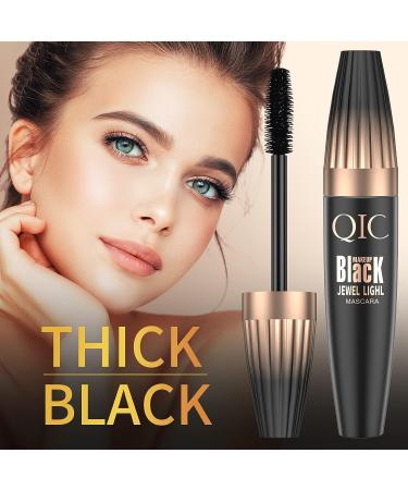 2PCS 4D Silk Fiber Lash Mascara for Natural Lengthening and Thickening - Waterproof, Long-Lasting Volume and Length Mascara for Charming Eye Makeup - Buy Online on GoSupps.com
