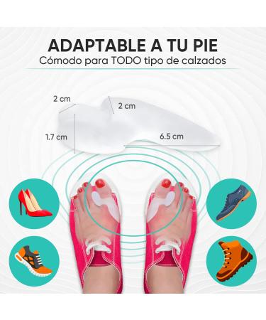 Raxint Pack: 6 Bale Toe Spreads & Corrector - Silicone Adjustable Perfect for Foot Pain Relief - International Shipping Available - Buy Online on GoSupps.com