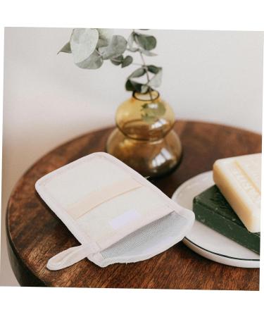 Baluue 6 Pcs Handmade Soap Storage Bag Deep Cleanse Bar Soap Sponge Foam Soap Natural Soaps Flax Black - Buy Online on GoSupps.com