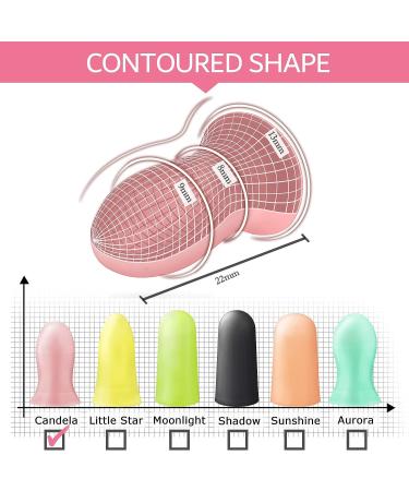 EARS SECRET Super Small Ear Plugs for Sleeping - Mini Noise Cancelling Earbuds for Women & Kids - Ultra Soft Foam, Extra Small Size - 25 Pairs (Pink) - Buy Online on GoSupps.com