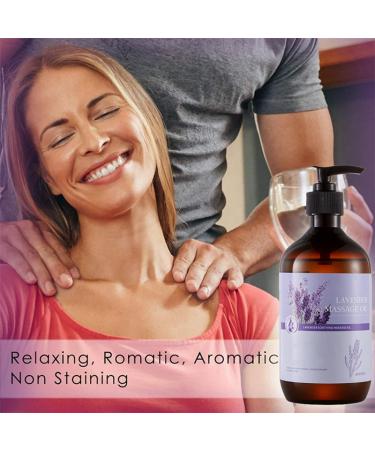 Massage Oil for Relaxing Warming Joint Pain Sensual Massage Oil Lavender Massage Oils for Massage Therapy Moisturizing Massage Oil for Men and Women (Lavender Flavor) - Buy Online on GoSupps.com