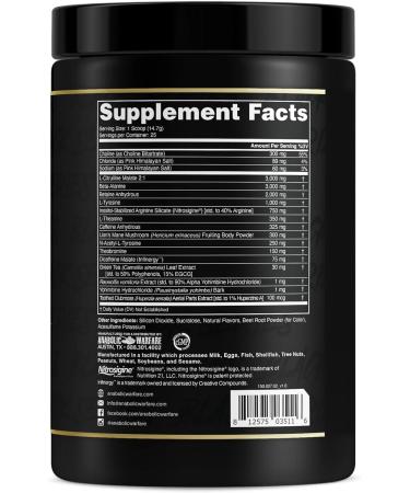 Anabolic Warfare Black Series Maniac Pre-Workout Powder Supports Nitric Oxide Muscle Pumps and Protein Synthesis* Fruit Explosion - Buy Online on GoSupps.com