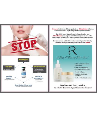 R828 Super Repair Moisturizing Glowing Elastic Skin Recovery Serum 50ml / Korean Skin Care K Beauty with Glutathione Vitamin C Niacinamide and Collagen - Buy Online on GoSupps.com