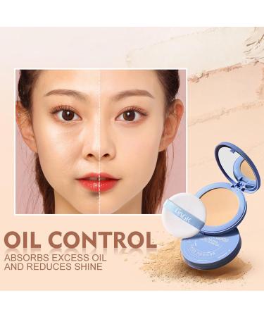 GAGK Matte Perfection Pressed Powder GAGK Pressed Powder Oil Control Face Pressed Powder Waterproof Long Lasting Finishing Powder Compact (Ivory color) - Buy Online on GoSupps.com