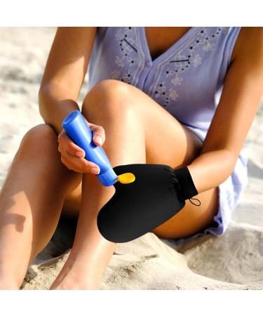 Double Sided Tanning Scythe Tanning Lotion Applicator | Tanning Application Applicator - Microfiber Velvet Evenly Applies Tanning for Mist Lotion and Product - Buy Online on GoSupps.com