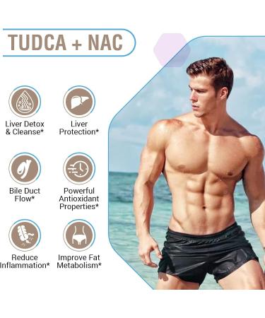 TUDCA with NAC Supplement 1200mg - 60 Capsules Powerful TUDCA Bile Salt Plus N-Acetyl-Cysteine Antioxidant Supplements for Liver Digestion 60 Count (Pack of 1) - Buy Online on GoSupps.com
