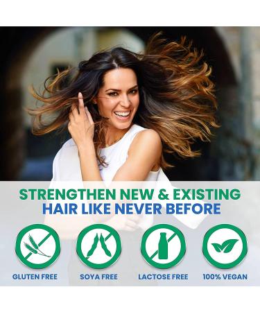 Follicaide Hair Growth Vitamin Supplement for Men and Women - Stop Hair Loss, Thinning, Shedding, and Balding - High Potency Natural Ingredients - Effective for All Hair Types - 60ct ECO PACK - Buy Online on GoSupps.com
