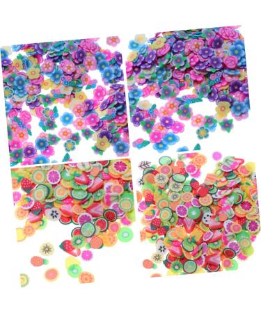 Housoutil 6 Packs Nail Art Slices Clay Slices Fruit Slices for Nail Art Nail Art Decoration Manicure mediumx2pcs As Shownx2pcs - Buy Online on GoSupps.com
