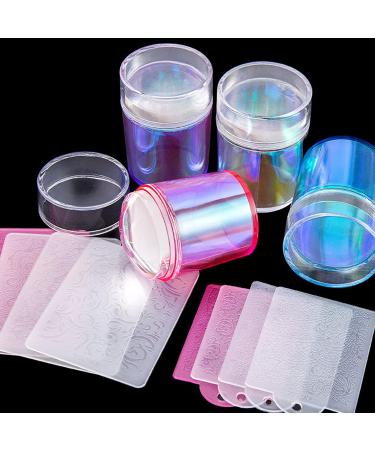 Wirlsweal Nail Art Stamp Set - Trendy Elastic & Soft Textured Nail Tool for Women | Easy to Clean Nail Stamps - Buy Online on GoSupps.com