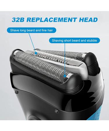 Buy Series 3 32B Replacement Shaver Head - Compatible with Braun S3 Models - 2 Pack - Buy Online on GoSupps.com