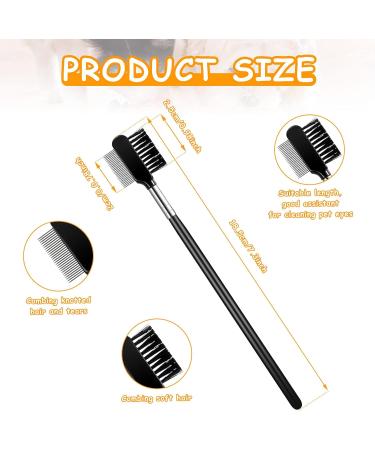 2 Pieces Dog Tear Comb Dog Eye Comb Tear Stain Remover Comb Dog Eye Grooming Comb Double-Sided for Removing Crust and Mucus - Buy Online on GoSupps.com