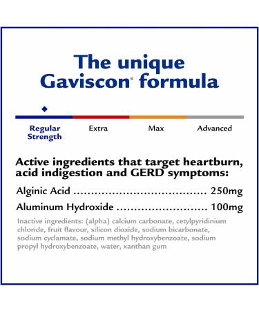 Gaviscon ICY Fruit 600ml: Fast-Acting Heartburn Relief - Buy Online on GoSupps.com