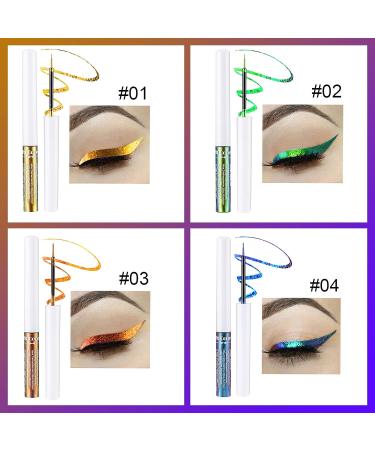 Chameleon Liquid Eyeshadow Set | 6 Metallic Glitter Shades | Long Lasting & Waterproof | Multichrome Makeup - Buy Online on GoSupps.com