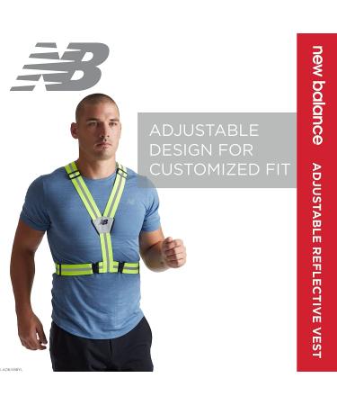 New Balance Reflective Vest - Nighttime Safety Gear for Running, Cycling, and Walking - Men's and Women's Reflective Running Vest - Buy Online on GoSupps.com
