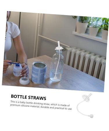 Rorpoir 4-Pack Wide-Neck Baby Bottle Straws | Feeding Accessories for Easy Milk Feeding - Buy Online on GoSupps.com