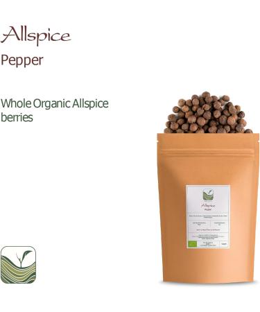 Allspice Whole Berries Organic Spice - All Spice Berry Seasoning - Also called Jamaican Pepper - 350g - Buy Online on GoSupps.com