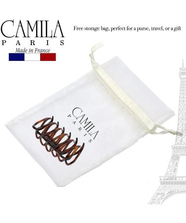 Camila Paris CP3519 Large Hair Claw Clip for Thick, Long, Wavy Hair - Strong Hold, No Slip Grip, Tortoise Shell - Made in France - Buy Online on GoSupps.com