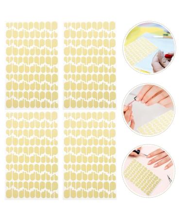 PATKAW Fake Nail Glue Sticker 6 Sheets Double-sided Nail Sticker Adhesive Super Sticky Tips False Nails Manicure Tape Fake Nails Tips DIY Nail Art Decoration - Buy Online on GoSupps.com
