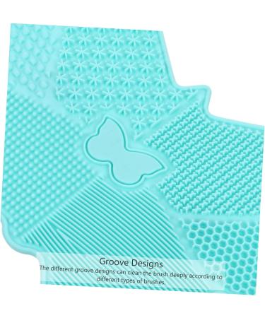 Housoutil 1pc Silicone Scrub Pad Lip Brush Cleaning Mat Brush Cleaning Plate Makeup Brush Scrubber Beauty Tool Cleaning Mat Brush Cleaning Pad Cleaning Tool Hair Make up Silica Gel Cleaner 23X17cm Green - Buy Online on GoSupps.com