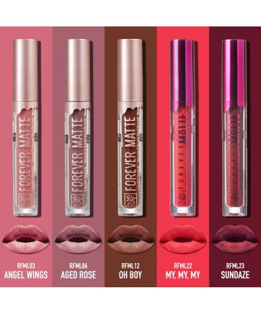 Ruby Kisses Forever Matte Liquid Lipstick 5 Pack - RFML03&06&12&22&23 - Set of 2 - Buy Online on GoSupps.com