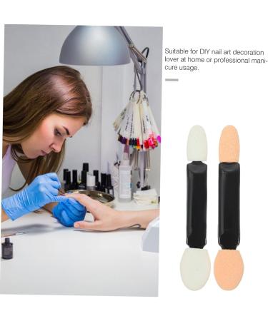 Didiseaon 50pcs Nail Sponge Nail Art Brush Eyeshadow Practical Manicure Brush Manicure Supply Mirror Effect Nail Brush Stick Nail Beauty Tool Nail Modification Brush - Buy Online on GoSupps.com